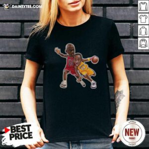 Lebra James And Kobe Bryant 2021 V-neck- Design By Daintytee.com