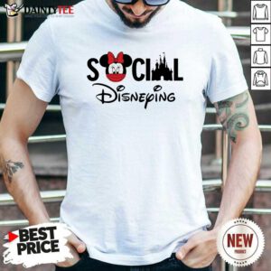 Minnie Mouse Social Disneying Shirt- Design By Daintytee.com