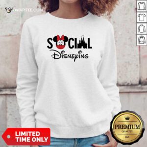 Minnie Mouse Social Disneying Sweatshirt- Design By Daintytee.com