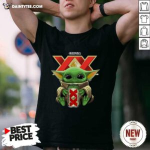 Baby Yoda Hug Cerveza Dos Equis Shirt- Design By Daintytee.com