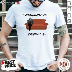 Bernie Sanders Mittens Weekend At Bernies Shirt- Design By Daintytee.com