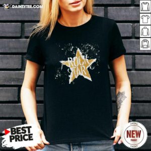 Born To Be Rock Star Rock N Roll V-neck- Design By Daintytee.com