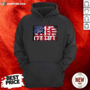 Camping With American Flag Camp Hoodie - Design By Daintytee.com