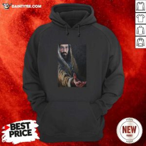 Jesus Reaching Hand Poster Hoodie- Design By Daintytee.com