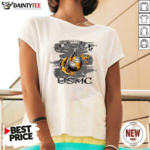 Semper Fidelis Usmc V-neck- Design By Daintytee.com
