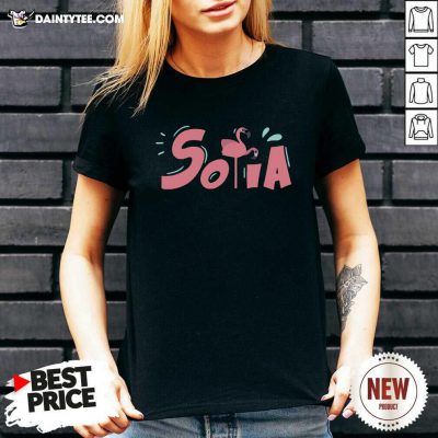 Sofia Skalkos Merchandise V-neck- Design By Daintytee.com