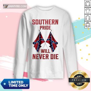 Southern Pride Will Never Die Flag US Tank Top- Design By Daintytee.com