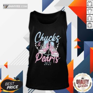 The Kamala Harris Chucks And Pearls 2021 Tank Top- Design By Daintytee.com