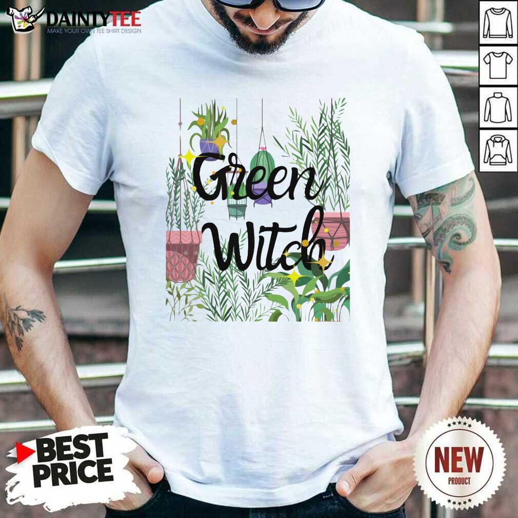 Green Witch Shirt- Design By Daintytee.com