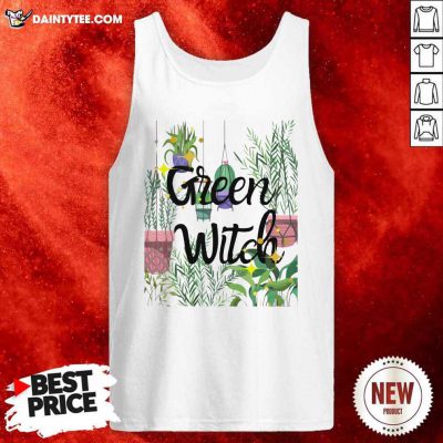Green Witch Tank Top- Design By Daintytee.com