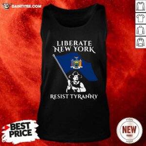 Liberate New York Resist Tyranny Tank Top - Design By Daintytee.com
