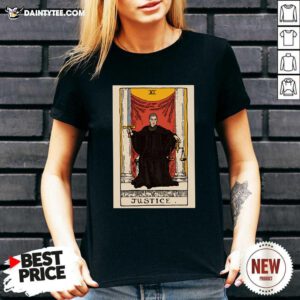 Ruth Bader Ginsburg Justice XI V-neck- Design By Daintytee.com