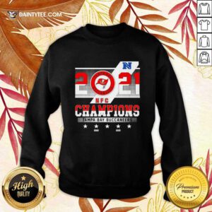 2021 Tampa Bay Buccaneers NFC Champions Sweatshirt- Design By Daintytee.com