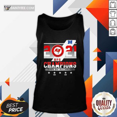 2021 Tampa Bay Buccaneers NFC Champions Tank Top- Design By Daintytee.com