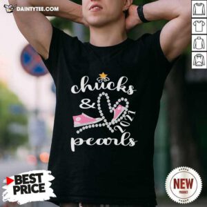 Chucks And Pearls 2021 Heart Valentine Shirt- Design By Daintytee.com