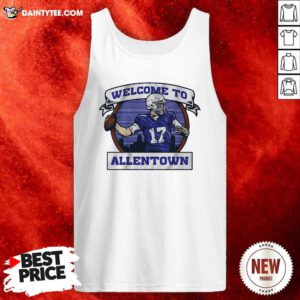 Welcome To Allentown Tank Top- Design By Daintytee.com