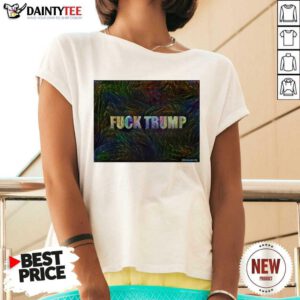 Fuck Trump Funny V-neck- Design By Daintytee.com