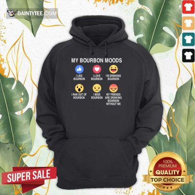 Awesome My Bourbon Moods Icon Hoodie
