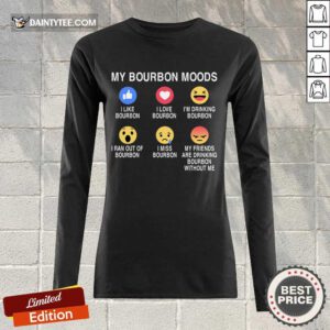 Awesome My Bourbon Moods Icon Long-sleeved