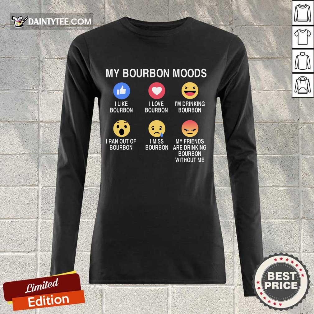 Awesome My Bourbon Moods Icon Long-sleeved Awesome My Bourbon Moods Icon Long-sleeved