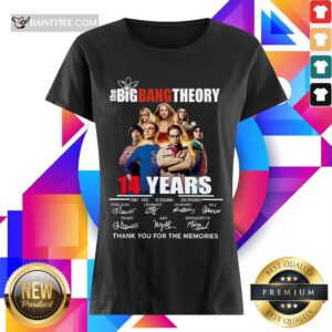 Awesome The Big Bang Theory 14 Years Episodes Ladies Tee