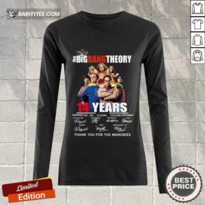 Awesome The Big Bang Theory 14 Years Episodes Long-sleeved