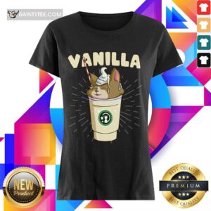 Awesome Vanilla Cappuccino Cute Cat Vanilla Great 45 Ladies Tee