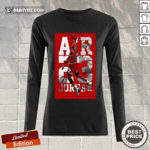 Good Air 23 Michael Jordan Dunking Poster Long-sleeved