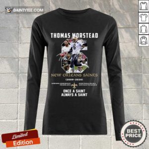 Happy 6 Thomas Morstead New Orleans Saints 2020 Long-sleeved