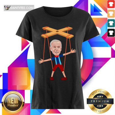 Happy Joe Biden As A Puppet Enthusiastic 2021 Ladies Tee