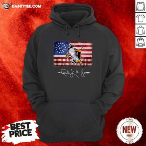 The Rush Limbaugh Show American Flag Hoodie- Design By Daintytee.com