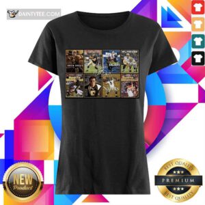 Hot Drew Brees New Orleans Saint Signature Poster Ladies Tee