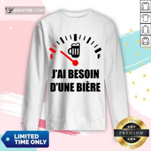 Hot J'Ai Besoin D'Une Bière Long-sleeved