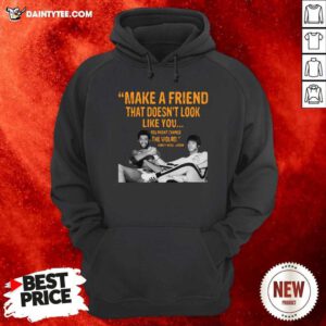 Hot Make A Friend That Doesnt Look Like You You Might Change The World Kareem Abdul-Jabbar Hoodie- Design By Daintytee.com