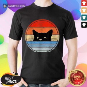 Nice Retro Black Cat Wonderful 5632 Shirt