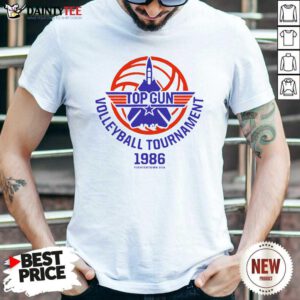 Top Gun Volleyball Tournament 1986 Shirt- Design By Daintytee.com