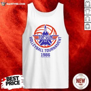 Top Gun Volleyball Tournament 1986 Tank Top- Design By Daintytee.com