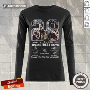 Official 28 Years Of BSB 1993 2021 Backstreet Boys Long-sleeved
