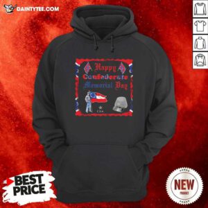 Happy Confederate Memorial Day Veteran Flag Hoodie- Design By Daintytee.com