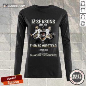 Perfect 12 Seasons 2009 2020 Thomas Morstead Long-sleeved