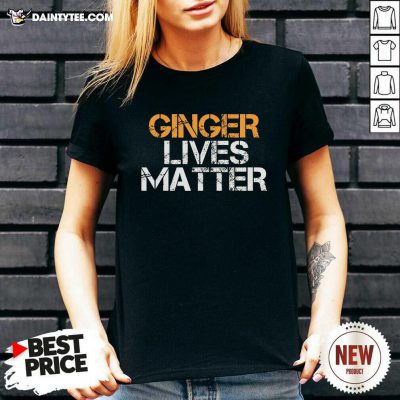 Ginger Lives Matter V-neck- Design By Daintytee.com