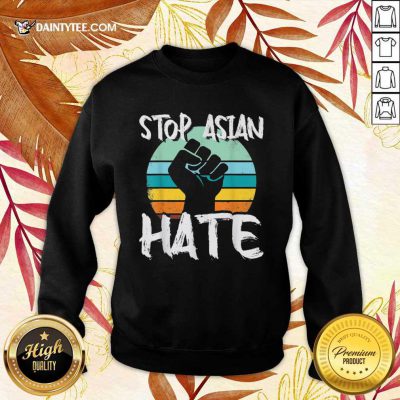 Perfect Stop Asian Hate Hand Vintage Sweater