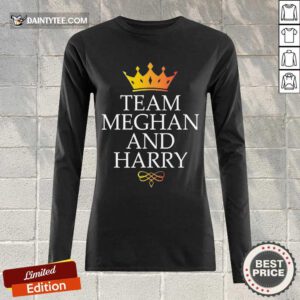 Perfect Team Meghan And Harry Enthusiastic 2351 Long-sleeved
