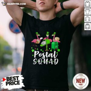 Flamingo Postal Squad Shirt- Design By Daintytee.com