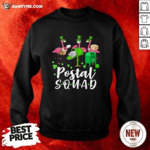 Flamingo Postal Squad Sweatshirt- Design By Daintytee.com