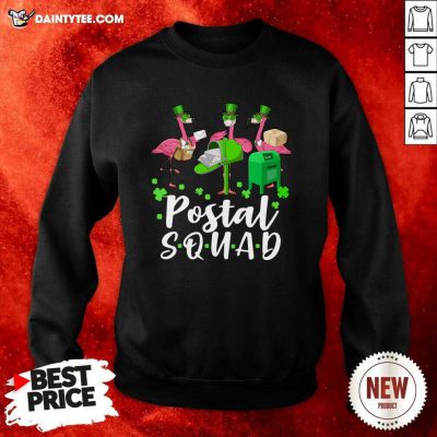 Flamingo Postal Squad Sweatshirt- Design By Daintytee.com