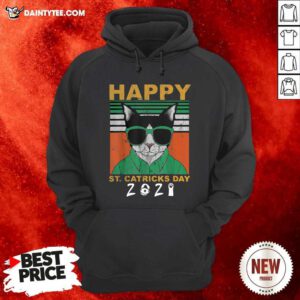 Happy St Catricks Day 2021 Patricks Day Vintage Hoodie- Design By Daintytee.com