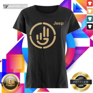Premium Jeep Wave Cloth Overjoyed 856 Ladies Tee