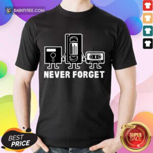 Premium Retro Vintage Never Forget Cassette Tape 23 Shirt