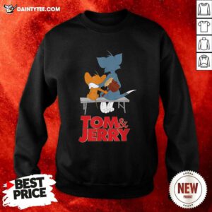 Tom & Jerry Movie Parkbench Sweatshirt- Design By Daintytee.com
